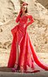 MNM Couture 2747 Opera Gloves Embellished Top Strapless Dress