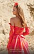 MNM Couture 2747 Opera Gloves Embellished Top Strapless Dress