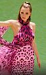 MNM Couture 2750 Animal Print Long Overskirt Jumpsuit