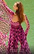 MNM Couture 2750 Animal Print Long Overskirt Jumpsuit