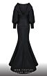 MNM Couture 2752 Bubble Sleeves Off The Shoulder Metallic Dress
