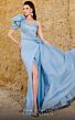 MNM Couture 2754 Side Tail One Shoulder High Slit Dress