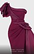 MNM Couture 2754 Side Tail One Shoulder High Slit Dress