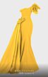 MNM Couture 2754 Side Tail One Shoulder High Slit Dress