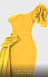 MNM Couture 2754 Side Tail One Shoulder High Slit Dress