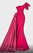 MNM Couture 2754 Side Tail One Shoulder High Slit Dress