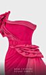 MNM Couture 2754 Side Tail One Shoulder High Slit Dress