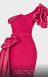 MNM Couture 2754 Side Tail One Shoulder High Slit Dress