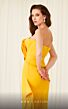 MNM Couture 2755 Ruffle Skirt Wrap Top Strapless Dress
