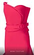 MNM Couture 2755 Ruffle Skirt Wrap Top Strapless Dress