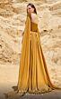 MNM Couture 2759 Floor-Length Sleeves Bateau Neck Metallic Dress