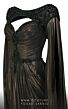 MNM Couture 2759 Floor-Length Sleeves Bateau Neck Metallic Dress