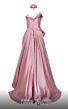 MNM Couture 2767 Peplum Skirt Beaded Choker Strapless Dress