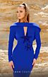 MNM Couture 2768 Bare Back Bateau Neckline Dress