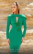 MNM Couture 2768 Bare Back Bateau Neckline Dress
