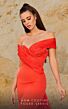 MNM Couture 2769 Arm Cape Off The Shoulder Dress