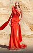 MNM Couture 2772 Side Tail One Shoulder Dress