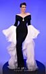 MNM Couture 2781A Floor-Length Sleeves Off The Shoulder Dress