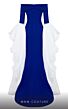 MNM Couture 2781A Floor-Length Sleeves Off The Shoulder Dress