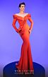 MNM Couture 2791 Off The Shoulder Long Sleeve Dress
