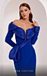 MNM Couture 2791 Off The Shoulder Long Sleeve Dress