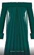 MNM Couture 2793 Double Cape Long Sleeve Off The Shoulder Dress
