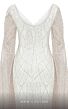 MNM Couture 2795 Floor-Length Sleeves Faux Wrap Dress