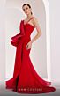 MNM Couture 2796 Side Tail Floral Top One Strap Dress