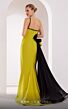 MNM Couture 2796 Side Tail Floral Top One Strap Dress