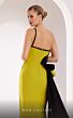 MNM Couture 2796 Side Tail Floral Top One Strap Dress