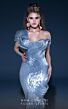 MNM Couture 2797 Mismatched Sleeves Pleated Dress