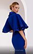 MNM Couture 2798 Butterfly Sleeves High Neck Cutout Dress