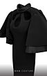 MNM Couture 2798 Butterfly Sleeves High Neck Cutout Dress