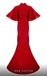 MNM Couture 2798 Butterfly Sleeves High Neck Cutout Dress