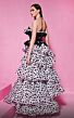 MNM Couture F02840 Strapless Polka Dot Tiered Dress
