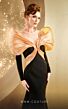 MNM Couture F02849 Illusion Bow Neck Long Sleeve Dress