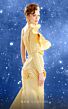 MNM Couture F02863 Asymmetric Neck Long Sleeve Metallic Drape Dress
