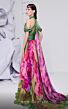 MNM Couture F02864 A-Line Halter Neck Cold-Shoulder Dress
