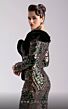 MNM Couture F02896 Long Sleeve Off-The-Shoulder Sequin Dress
