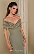 MNM Couture F02935 Beaded Off-The-Shoulder Mermaid Dress