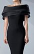 MNM Couture G0620 Umbrella Skirt Off The Shoulder Dress