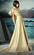 MNM Couture G0825 Embellished Back Floral Appliques Dress
