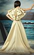 MNM Couture G0825 Embellished Back Floral Appliques Dress
