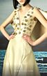 MNM Couture G0825 Embellished Back Floral Appliques Dress