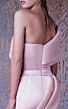 MNM Couture G1038 Draped Skirt Off The Shoulder Dress