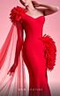 MNM Couture G1211 Floor-Length Sleeve One Shoulder Dress