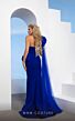 MNM Couture G1211 Floor-Length Sleeve One Shoulder Dress