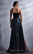 MNM Couture G1251 Glitter Skirt Strapless Corset Dress