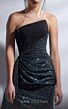 MNM Couture G1251 Glitter Skirt Strapless Corset Dress