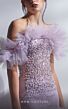 MNM Couture G1278 Layered Skirt Off The Shoulder Ruffle Dress